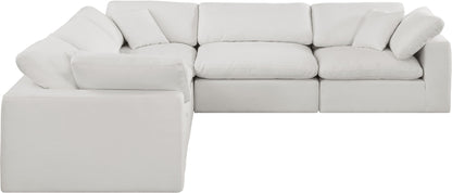 Comfy - 5 Piece Linen Modular Corner Sectional