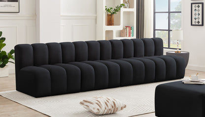 Arc - Velvet 4 Seats Modular Sofa