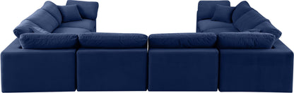 Comfy - 8 Piece Velvet Modular Sectional