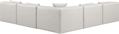 Cube - 5 Piece Modular Corner Armless Sectional