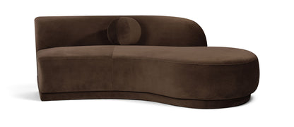 Avra - 86" Velvet Performance Fabric Upholstered Sofa