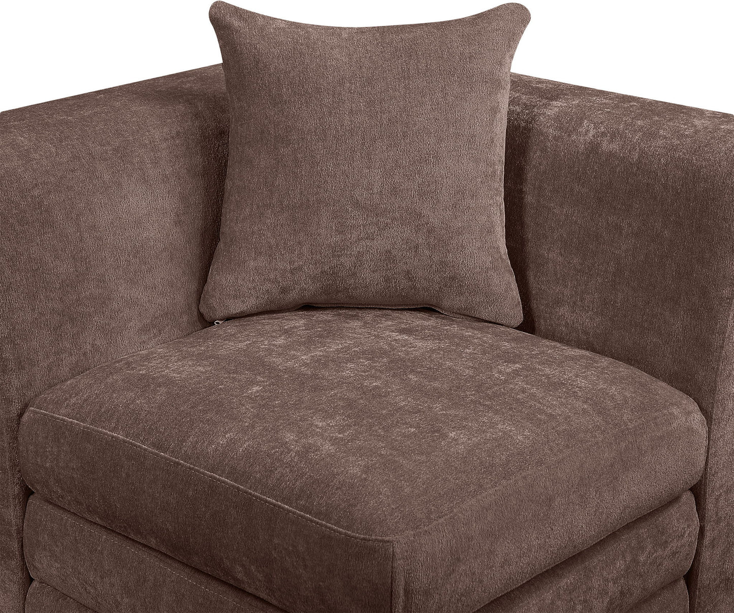 Stellar - 8 Piece Chenille Fabric Upholstered Modular Sectional