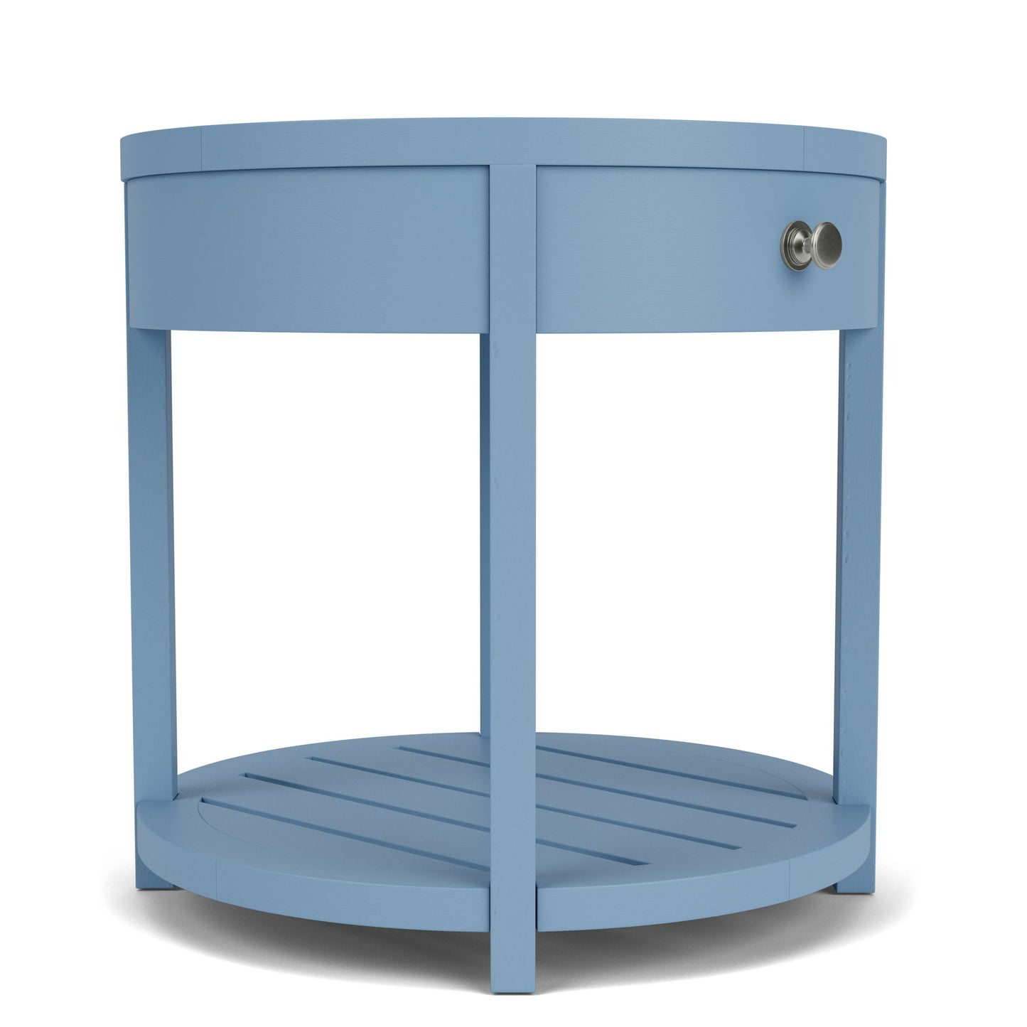 Rosalie - Round End Table - Blue