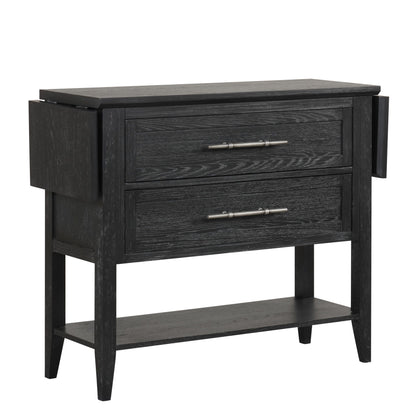 Sable Crest - Drop Leaf Server - Black