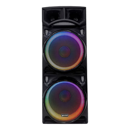 Gemini - Home Audio Karaoke System, With Light Effects, 5000W IPP - Black