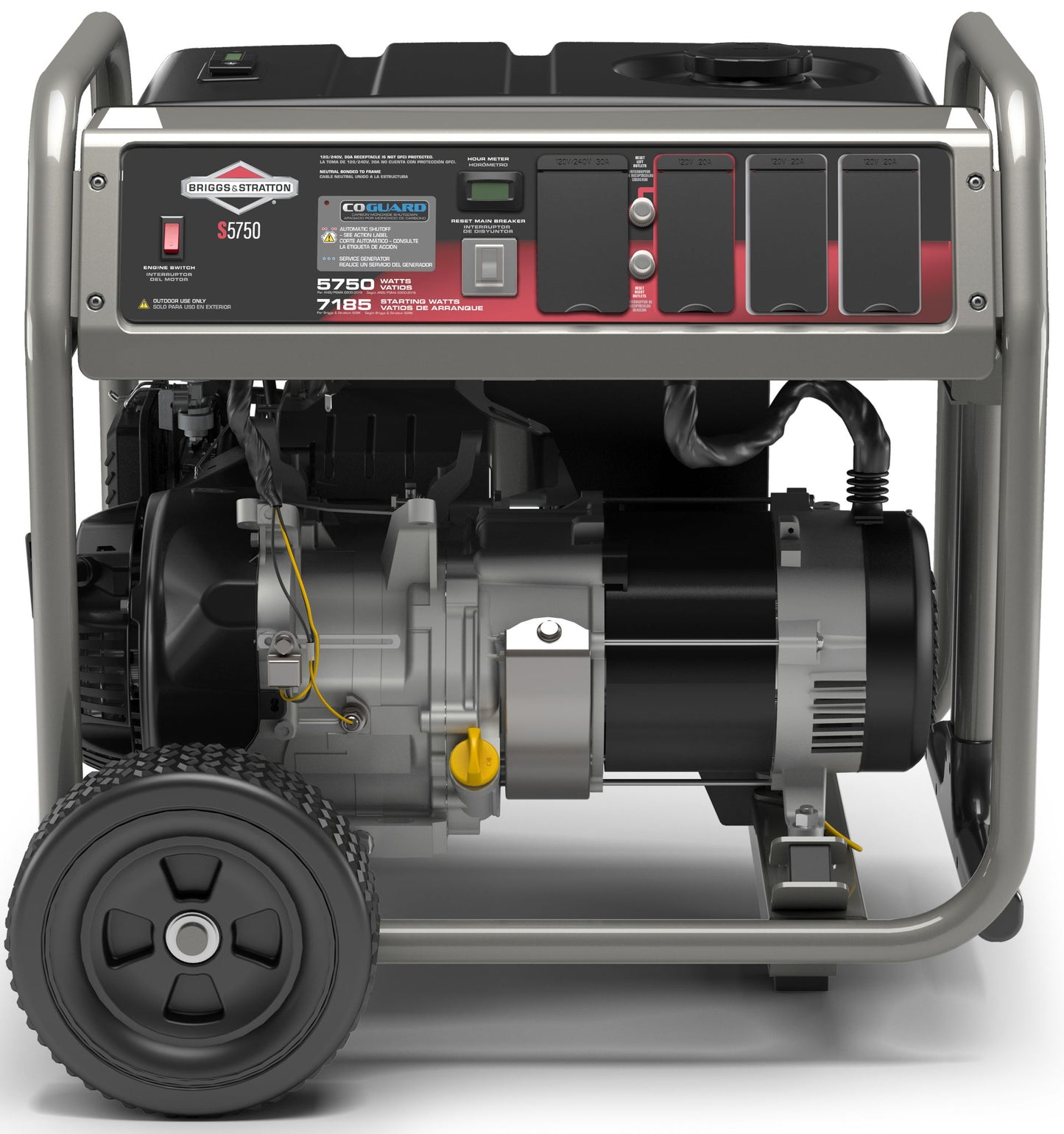 Briggs & Stratton - 5750W Generator With CO Guard - Gray