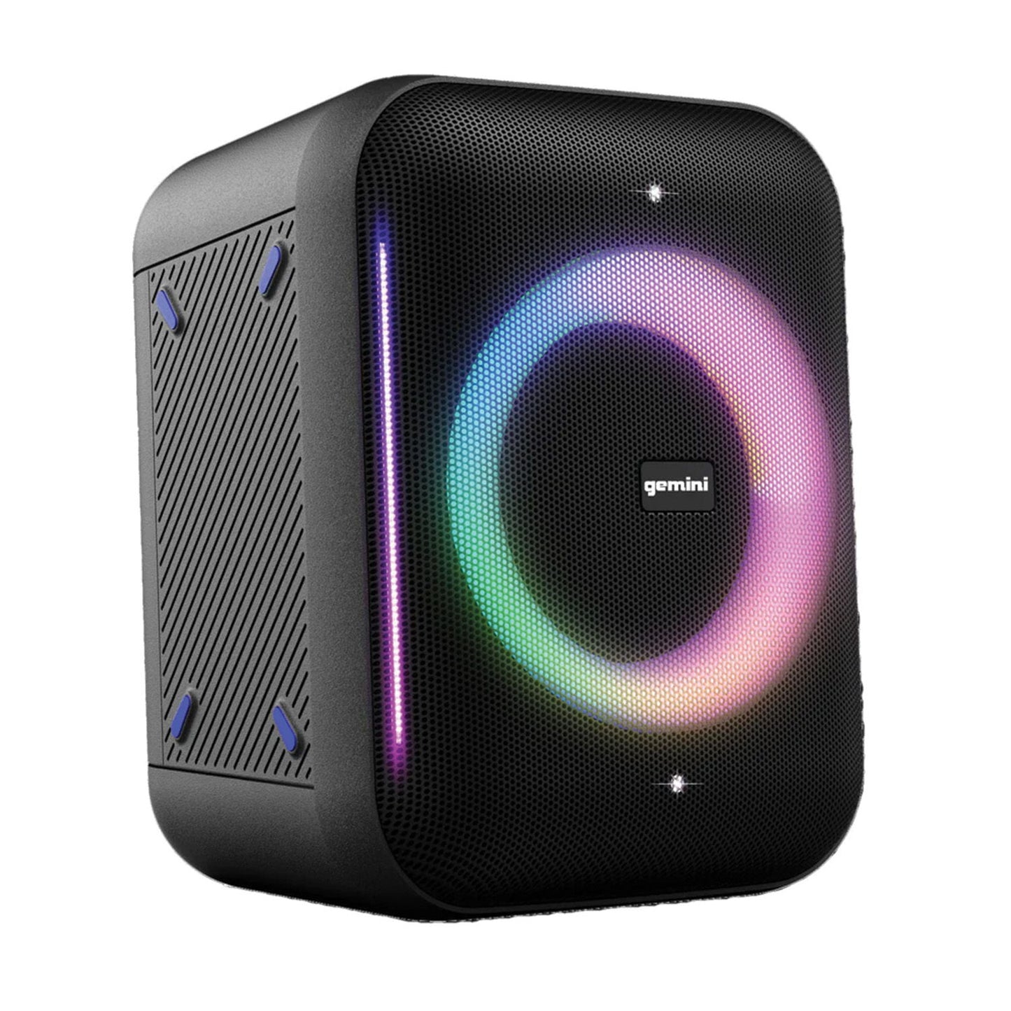 Gemini - 320W 6.5" Pro Speaker With LED Lighting - Black