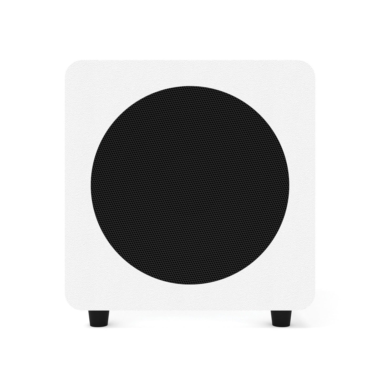 Kanto - Pure 8" Sealed Powered Subwoofer With RCA Cable - Matte White