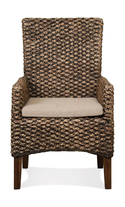 Mix-N-Match Chairs - Woven Arm Upholstered Chair (Set of 2) - Hazelnut
