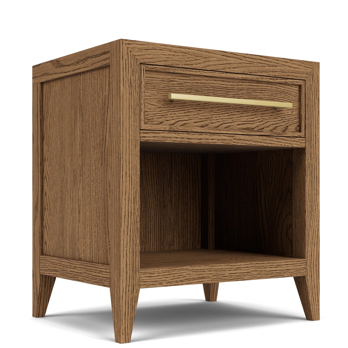 Halbrooke - One Drawer Nightstand - Light Brown