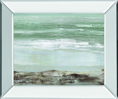 Grey Dawn By Caroline - Mirror Framed Print Wall Art - Gray