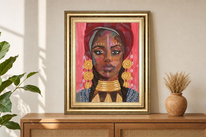 22x26 Ornament Empress I By Annie Warren - Pink
