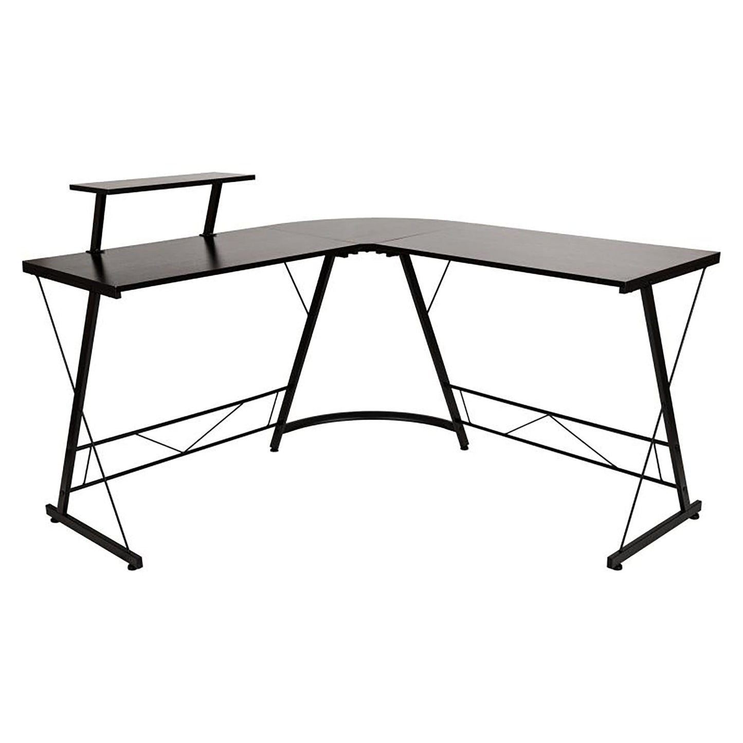 Flash Furniture - L-Shaped Computer Gaming Desk - Black
