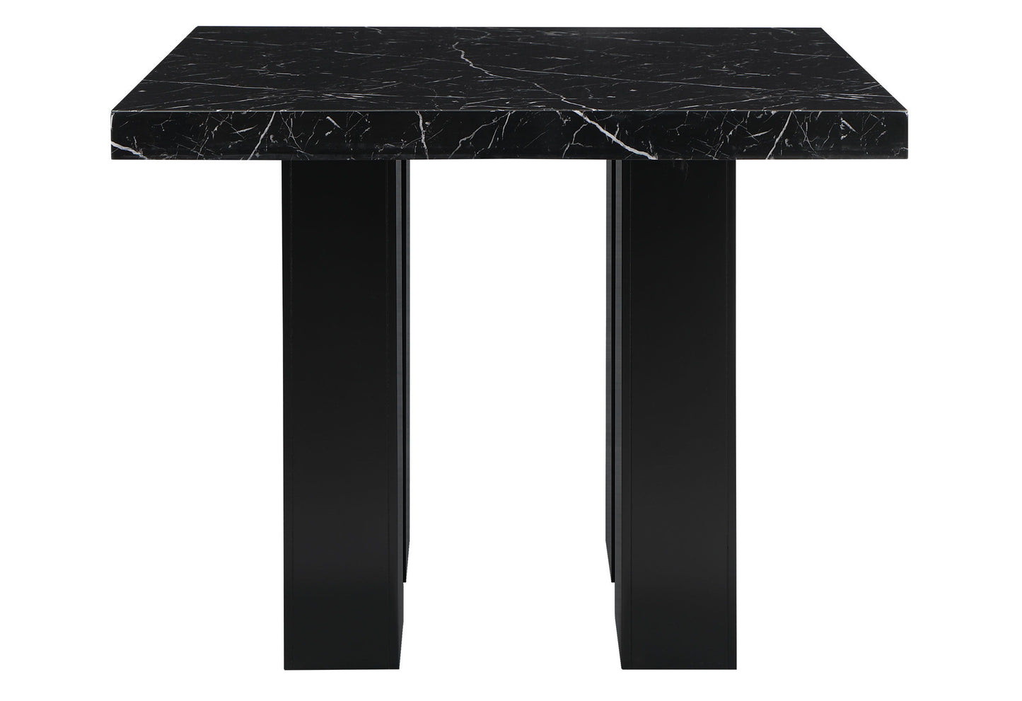 D04 - 5 Piece Dining Room Set (Bar Table And Four Bar Stools) - Black