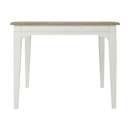 Myra - Rectangular Leg Dining Table - Natural / Paperwhite