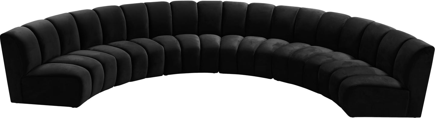 Infinity - 6 Piece Velvet Modular Sectional