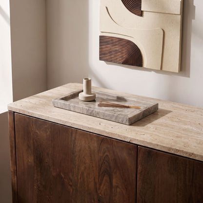 Nolan - Genuine Travertine Tray