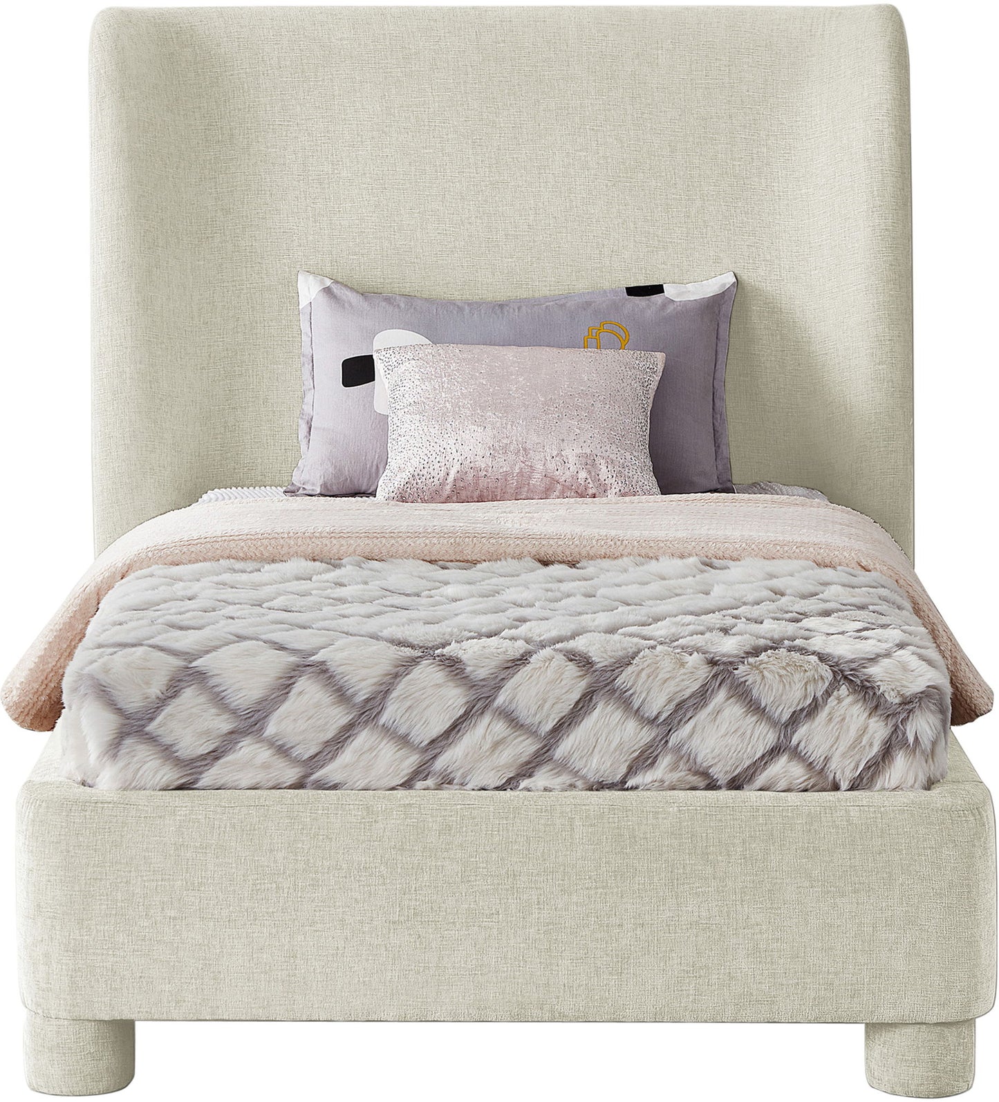 Penny - Chenille Fabric Bed