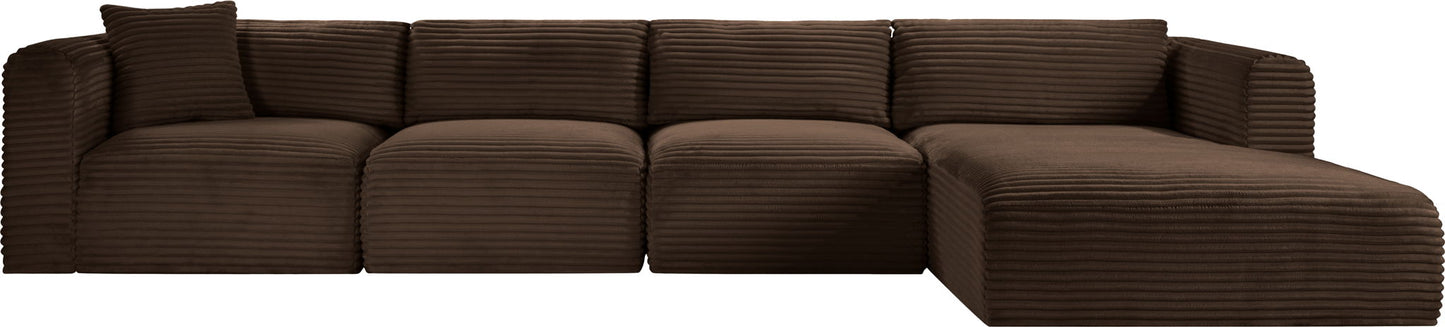 Shaggy - 4 Piece Modular Sectional