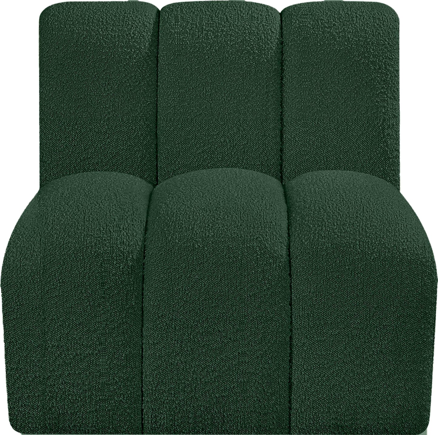 Arc - Boucle Fabric Straight Chair