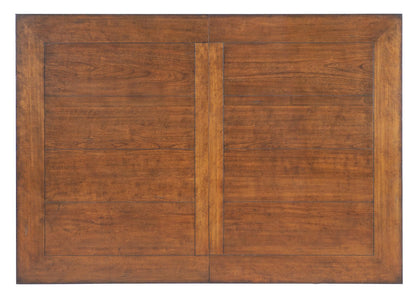 Fenmore - Leg Dining Table - Mocha And Distressed Cherry
