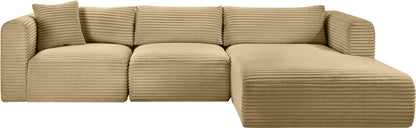 Shaggy - 3 Piece Modular Sectional