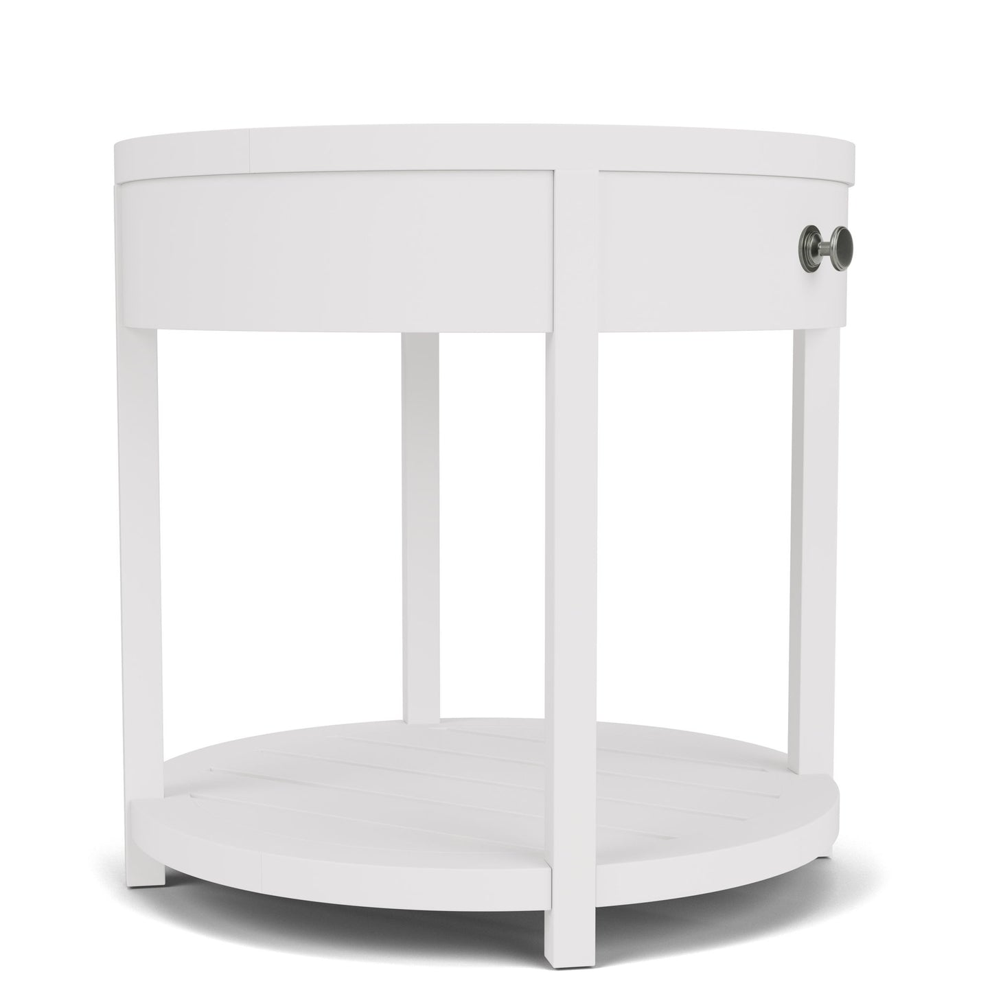 Rosalie - Round End Table - White