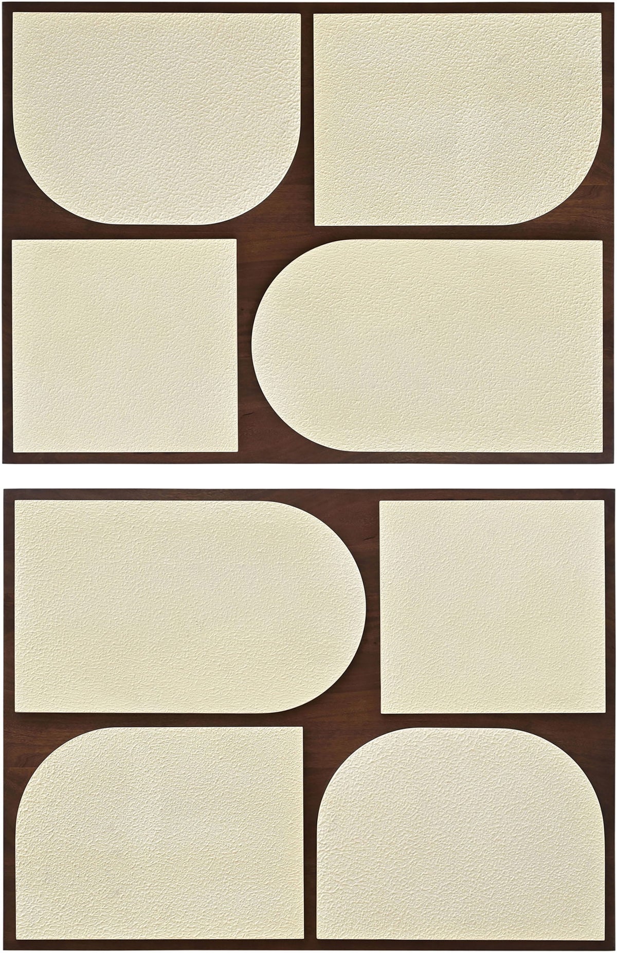 Icon - Mango Wood 2 Piece Wall Art