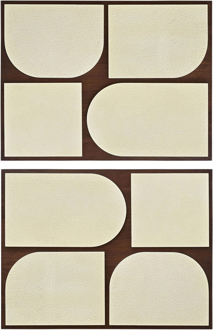 Icon - Mango Wood 2 Piece Wall Art