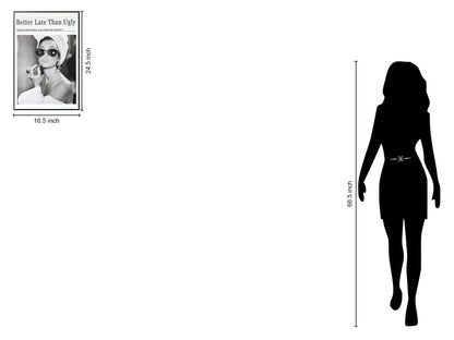 "Chic Reflection" Canvas In Frame - Black / White