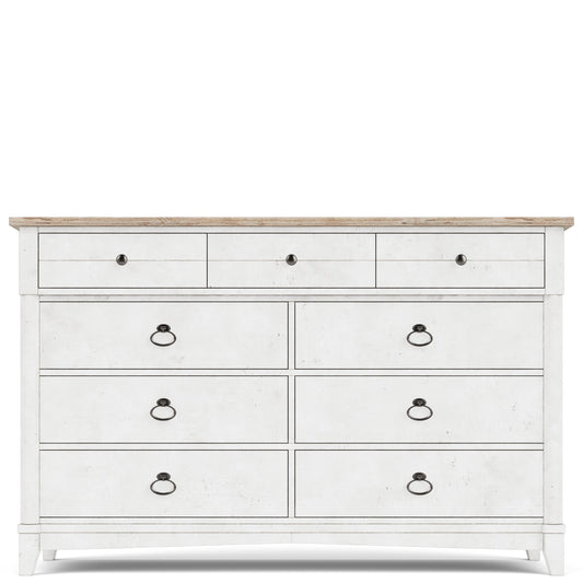 Maddox - Nine Drawer Dresser - White