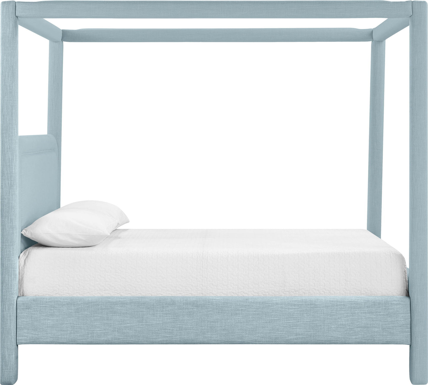 Salina - Linen Textured Fabric Upholstered Bed