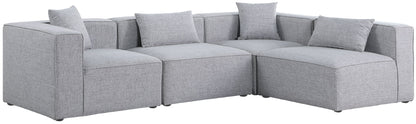 Cube - Linen 4 Piece Modular Corner Sectional
