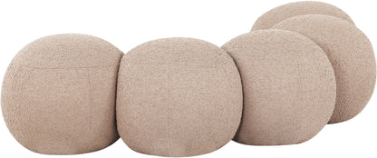 Apollo - Boucle Fabric Bench