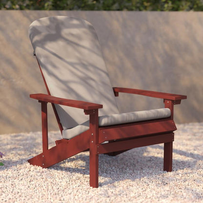 Flash Furniture - Chairs With Cushion (Set of 2) - Red / Cream