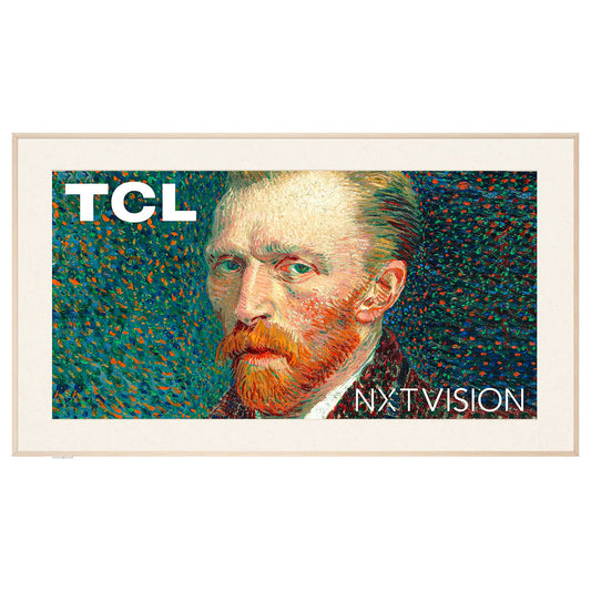 TCL - 65" NXT Vision QLED Google Smart TV - White