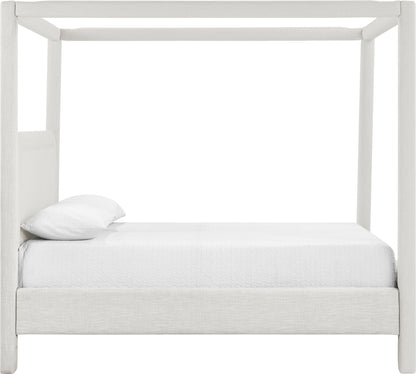 Salina - Linen Textured Fabric Upholstered Bed