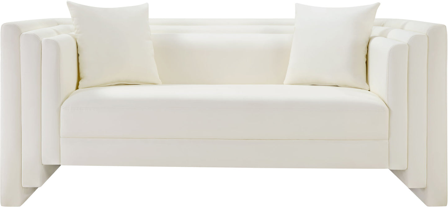 Everett - Vegan Leather Upholstered Loveseat