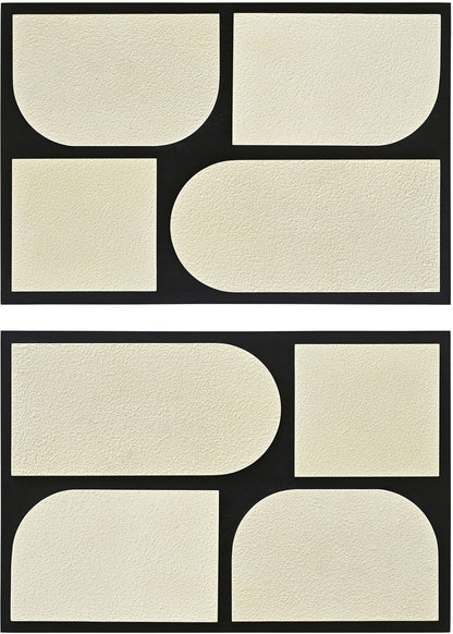 Icon - Mango Wood 2 Piece Wall Art