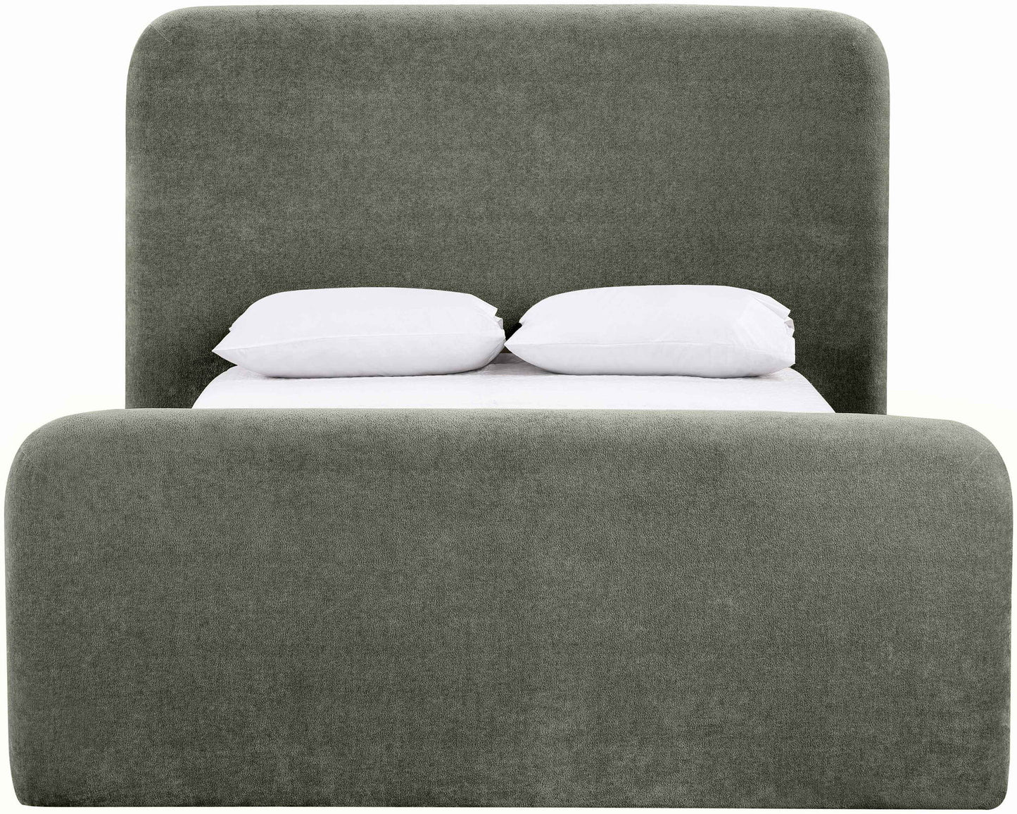 Fira - Chenille Fabric Upholstered Bed