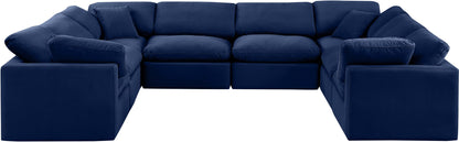 Indulge - Velvet 8 Piece Modular Sectional