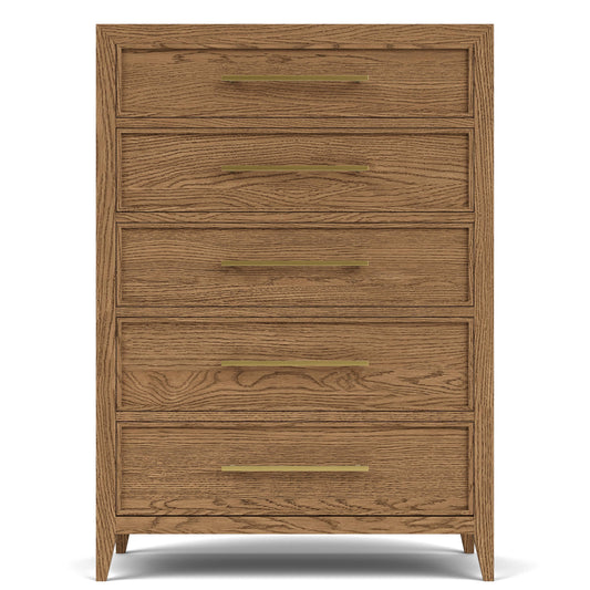 Halbrooke - 5 Drawer Chest - Light Brown