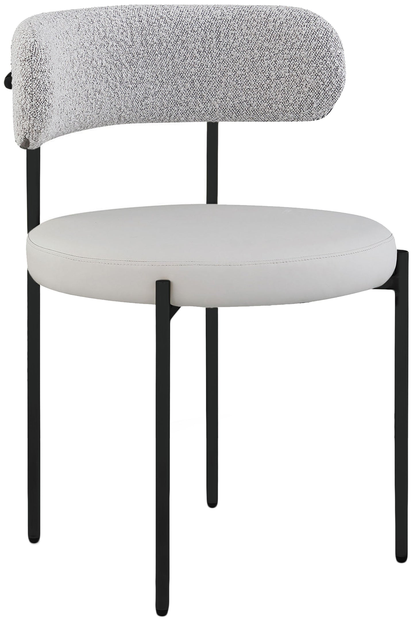 Beacon - Faux Leather Dining Chair With Black Legs (Set of 2)