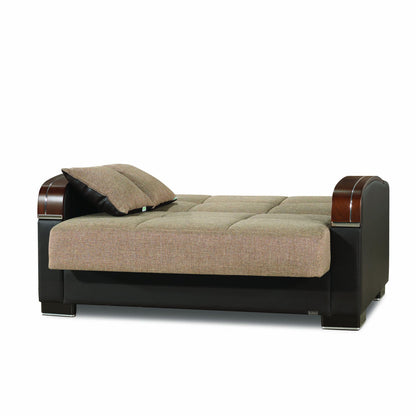 Ottomanson Mobimax - Upholstered Convertible Loveseat With Storage