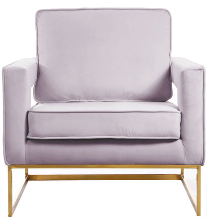 Noah - Accent Chair with Gold Legs
