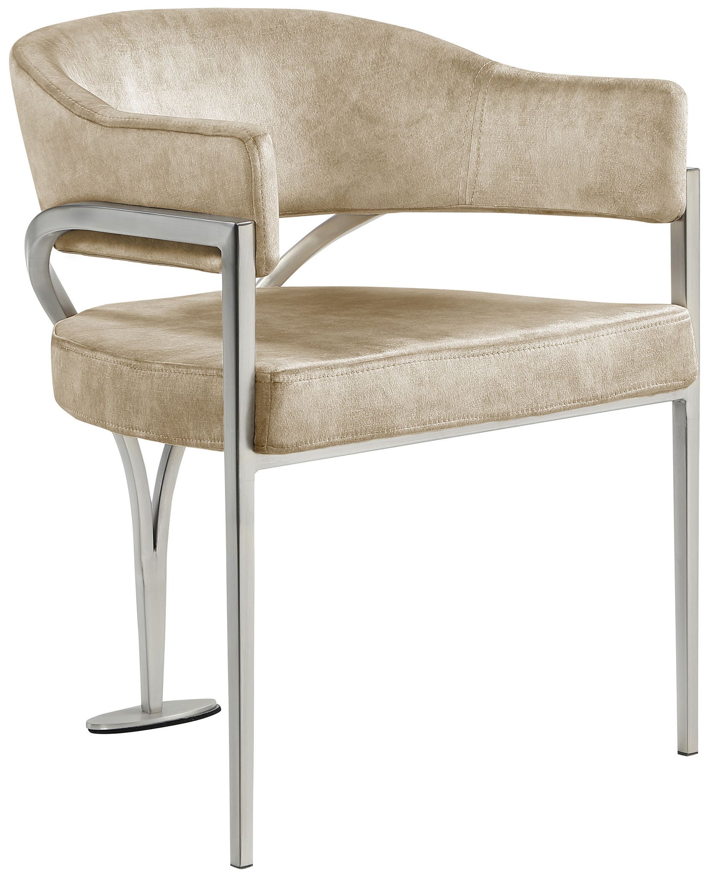 Madelyn - Dining Chair (Set of 2) - Brushed Chrome