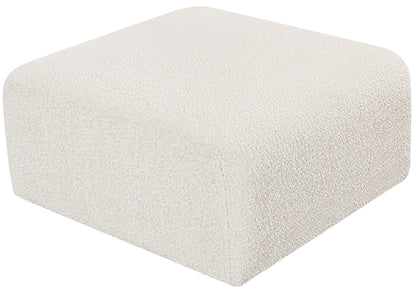 Arc - Boucle Fabric Ottoman