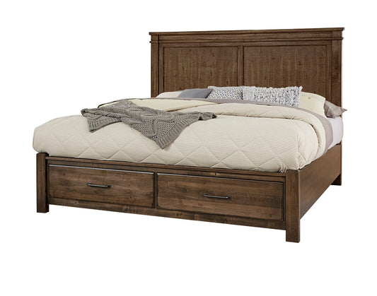 Cool Rustic - Mansion Bed With Storage
