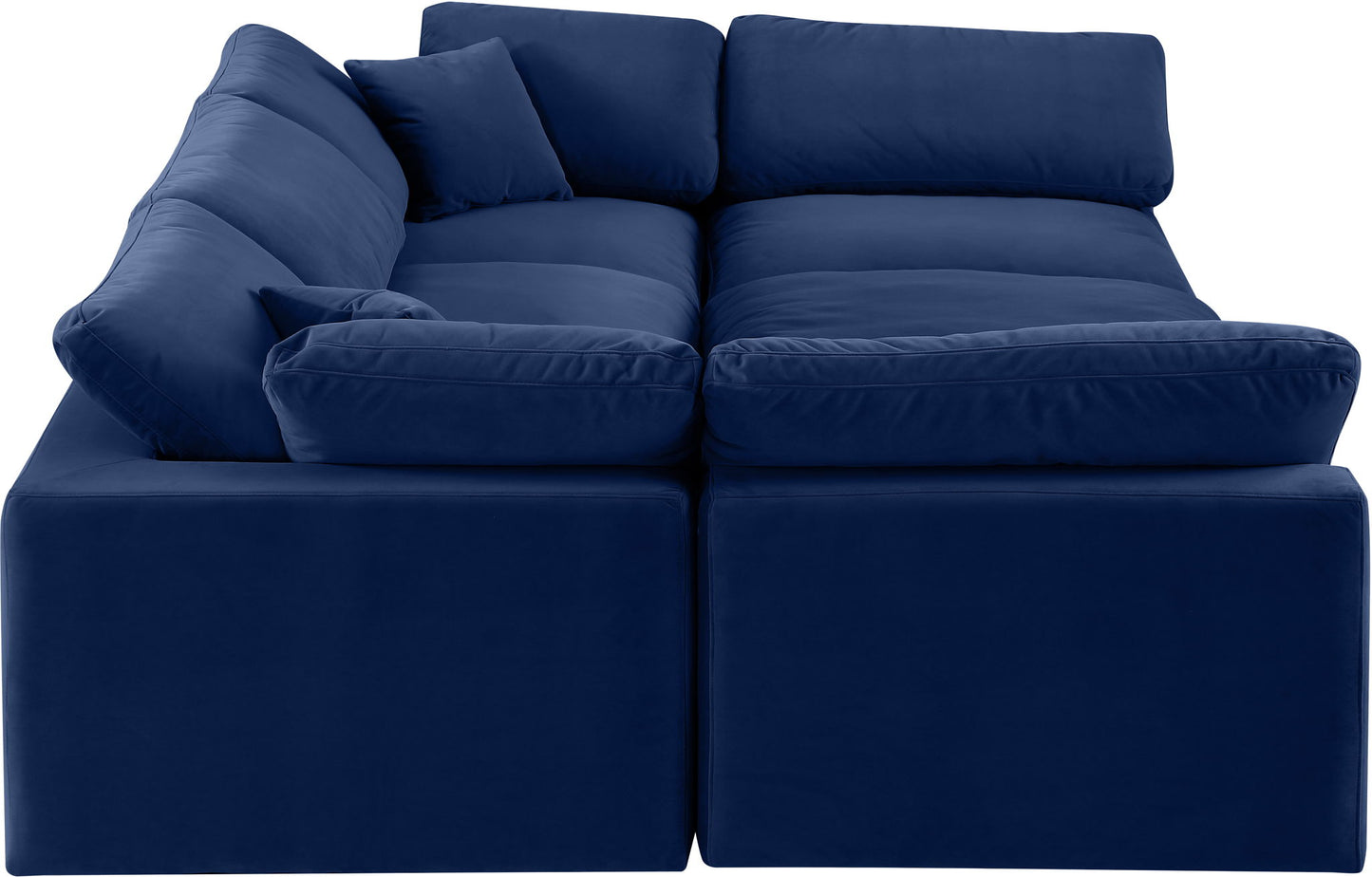 Comfy - 6 Piece Velvet Sectional