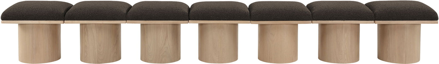 Pavilion - 7 Piece Modular Bench With Natural Base